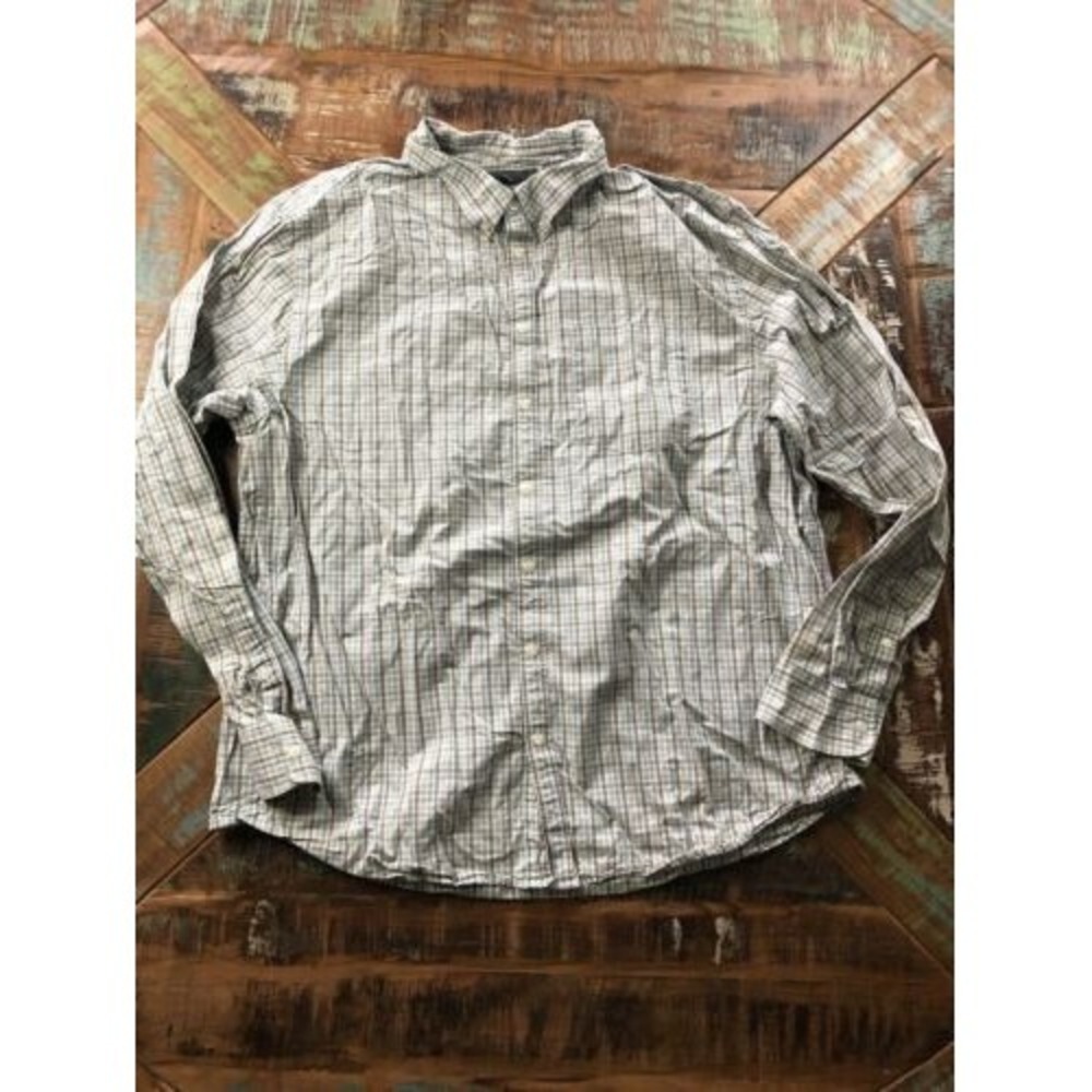 Mens Old Navy Plaid Button Down Shirt Size XXL